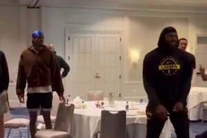 如果迈克尔·乔丹突然出现你会有什么反应？